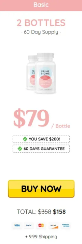 Two bottle package showing entry level pricing option with standard quantity purchase